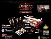 Tablet Screenshot of divinityanthology.com